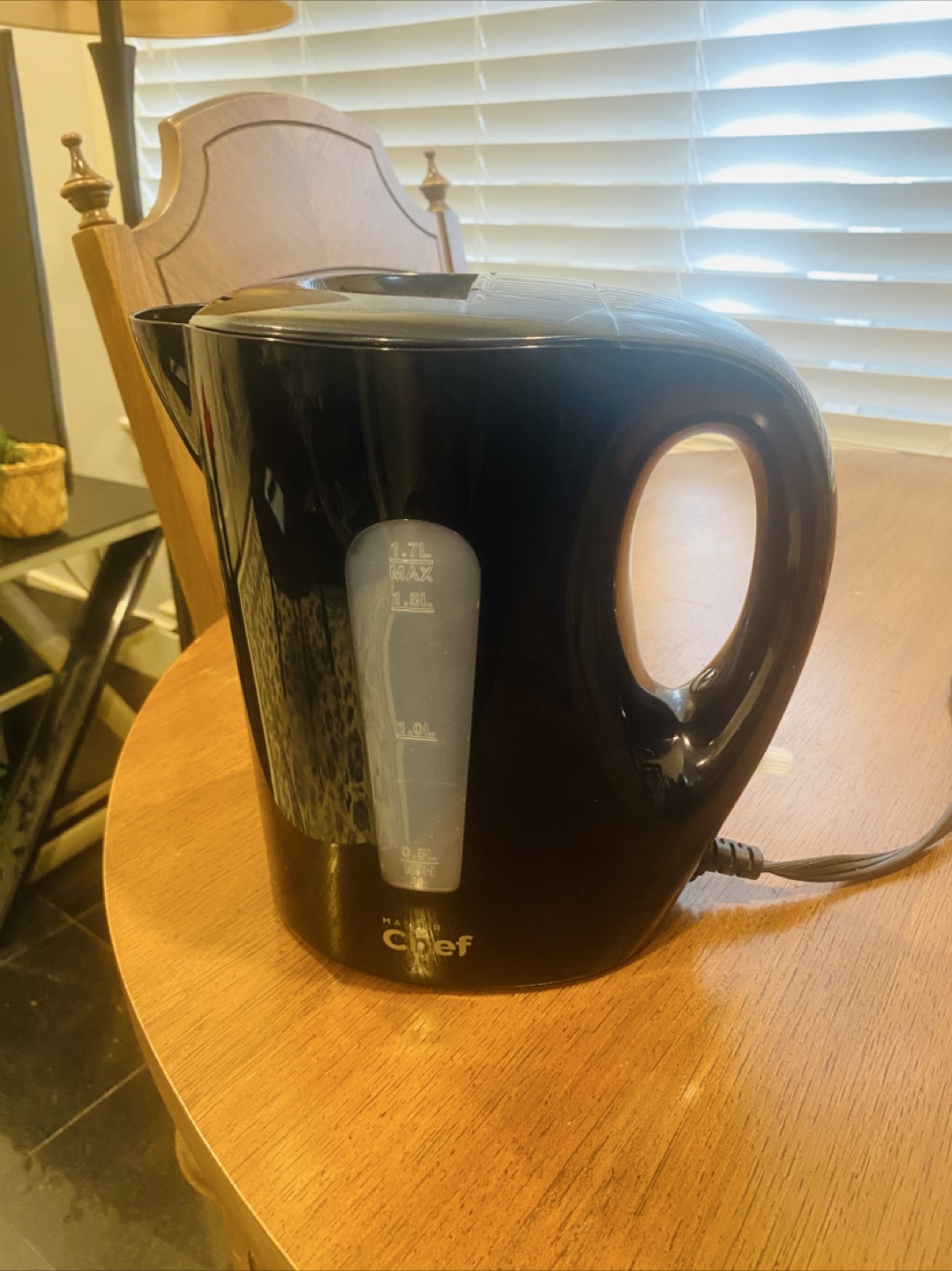 Master Chef Electric Kettle - Black