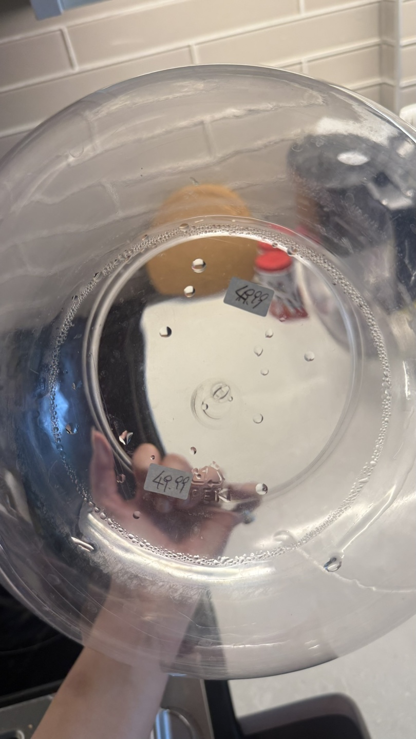 Large Clear Plastic Fish Bowl - photo 2