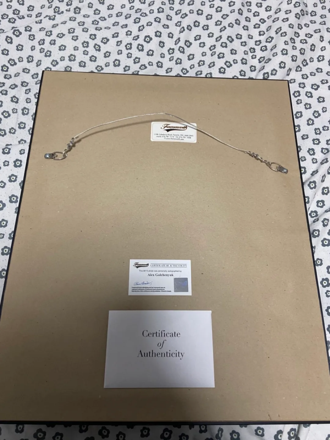 Alex Galchenyuk Signed Canadiens Framed Photo w/ COA image indicator(2)