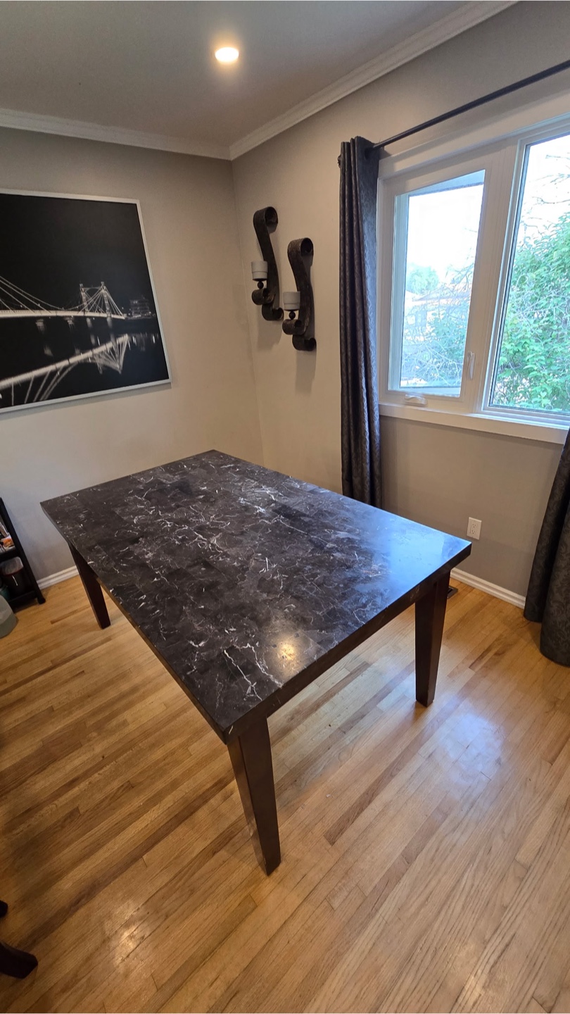 Dining Table with granite top - photo 2