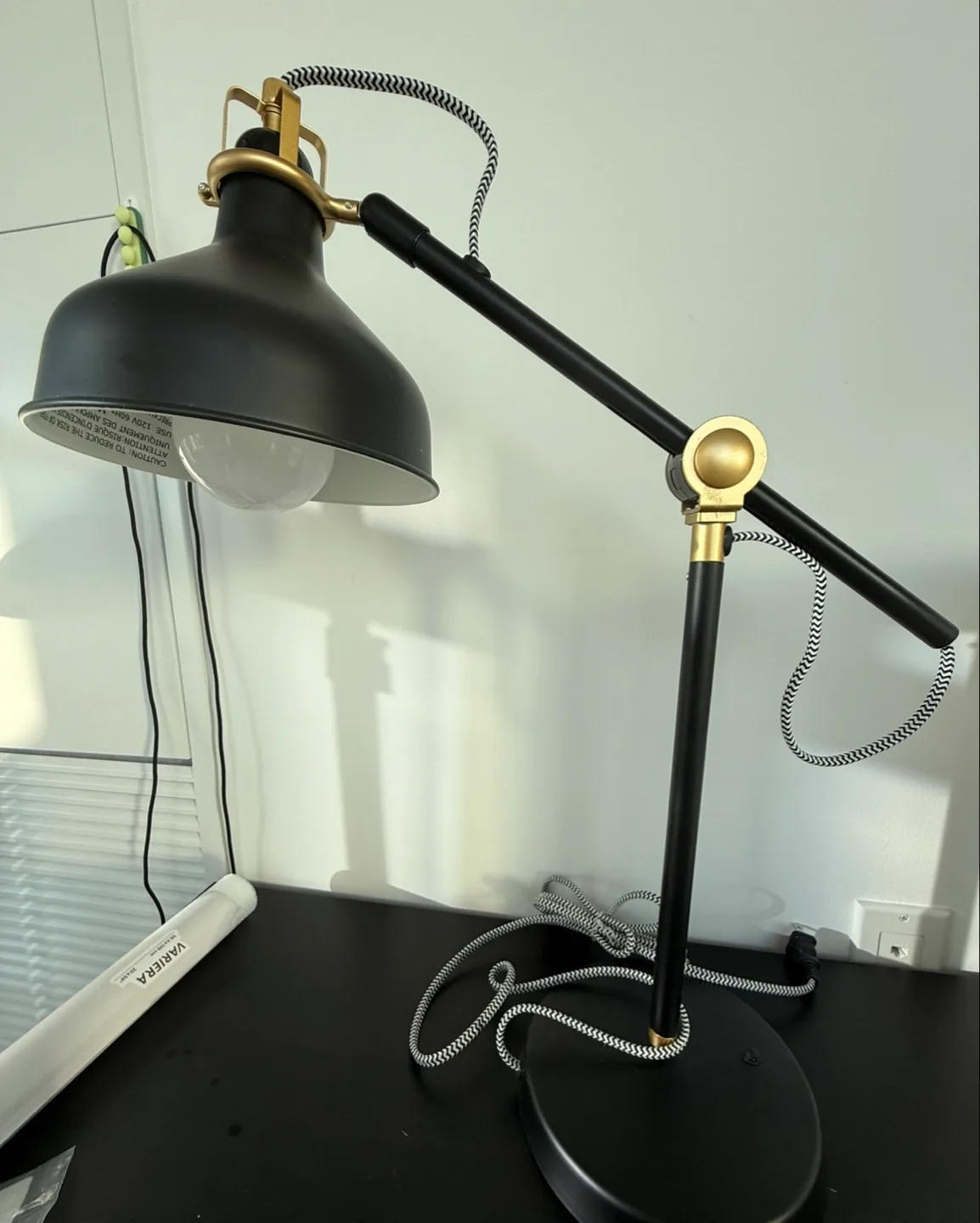 IKEA RANARP Black Work Lamp thumbnail