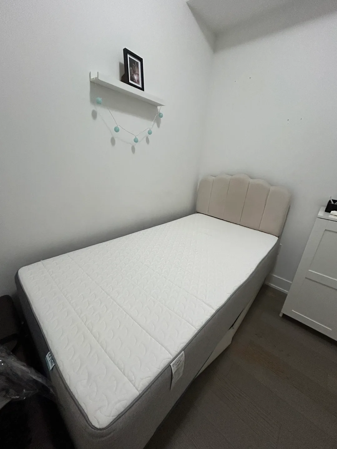 Twin Bed with 2 storage and Mattress thumbnail