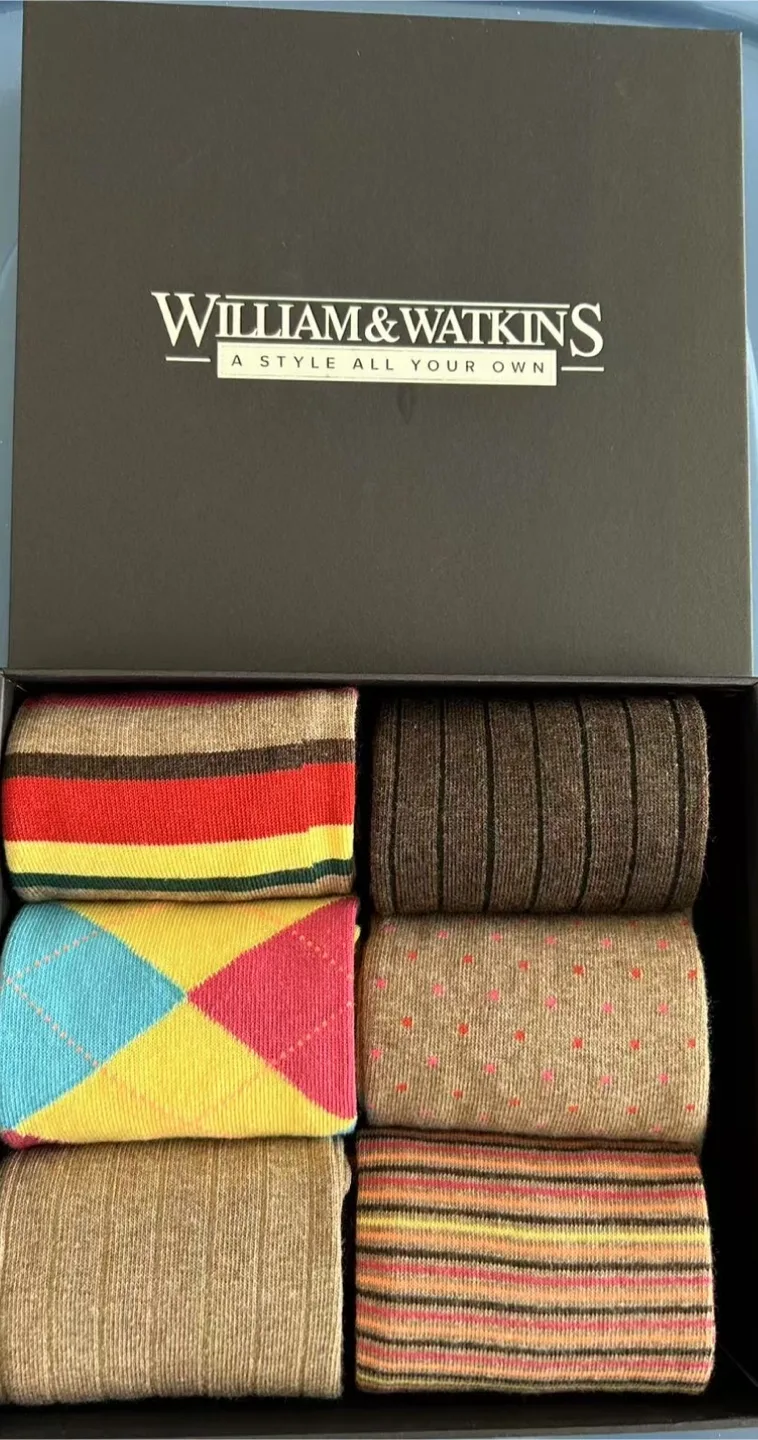 Men’s Premium Crew Socks – 6 Pair Gift Box thumbnail