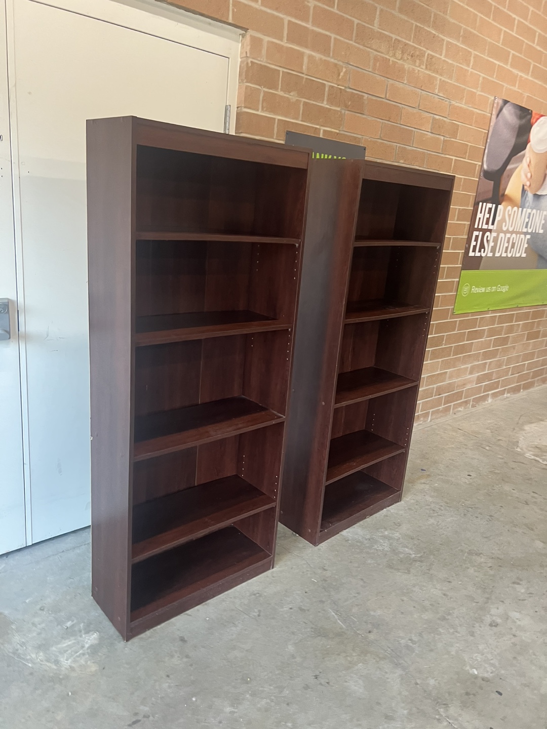 Set of 2 Bookcases - photo 2