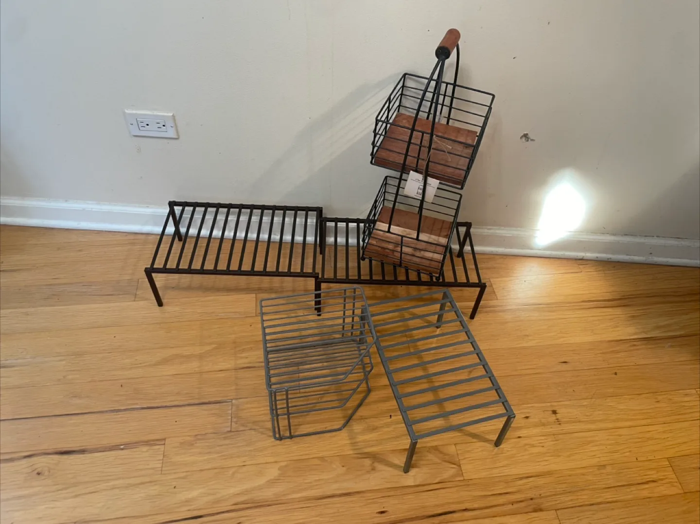 5 pieces Metal Shelf kitchen Organizer thumbnail