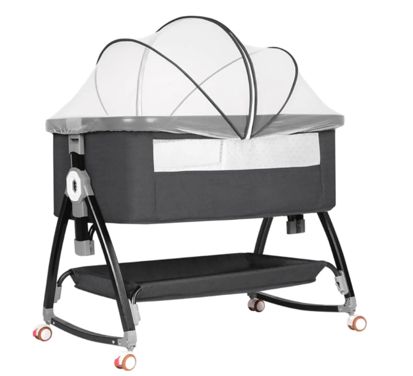 Baby Rock Bassinet - Grey thumbnail