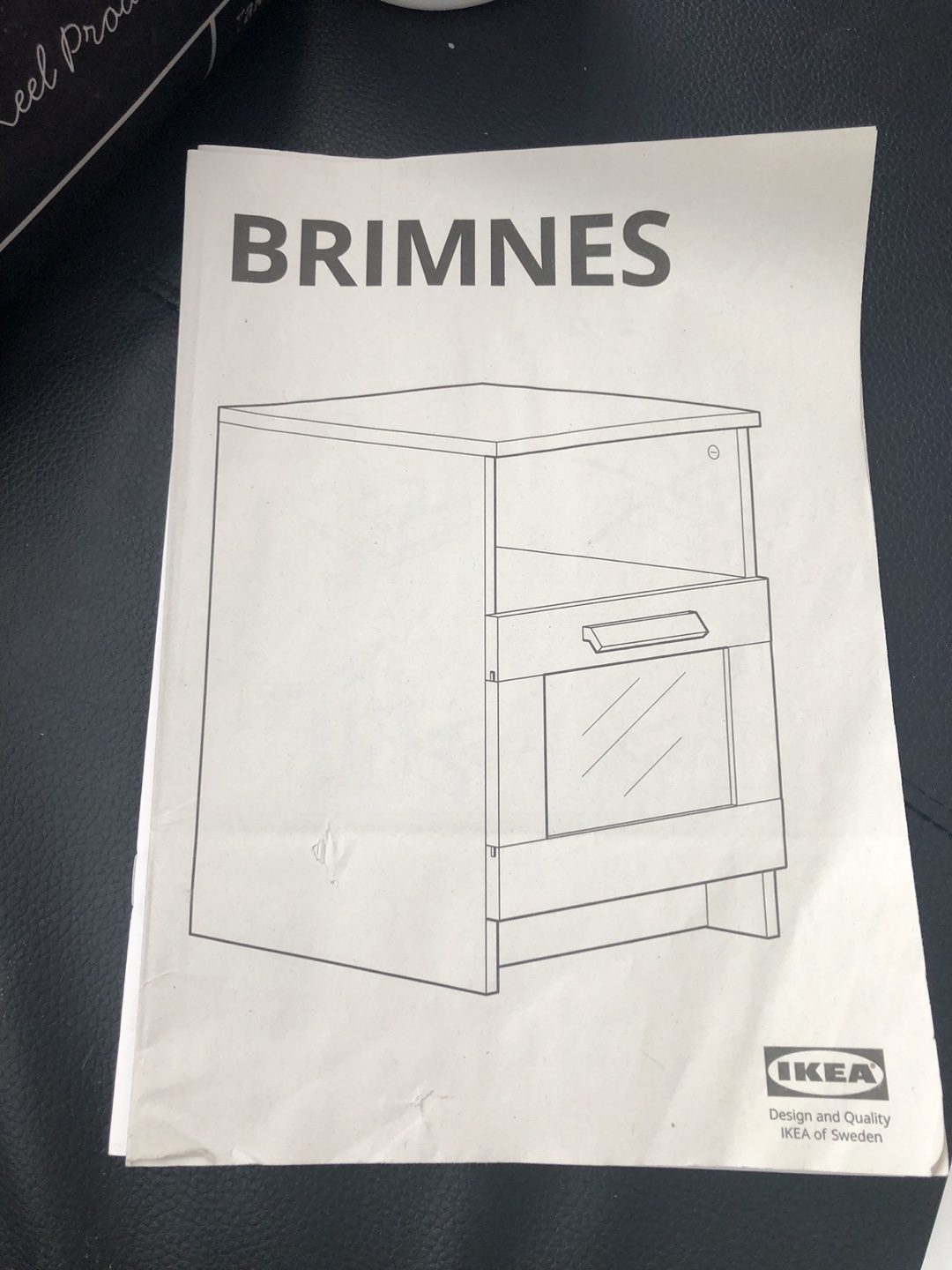 IKEA Brimnes White Nightstand - photo 3