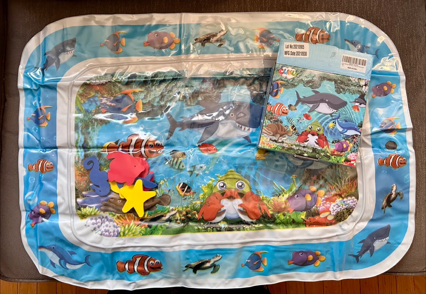 Baby Water Play Mat with Sea Creatures thumbnail