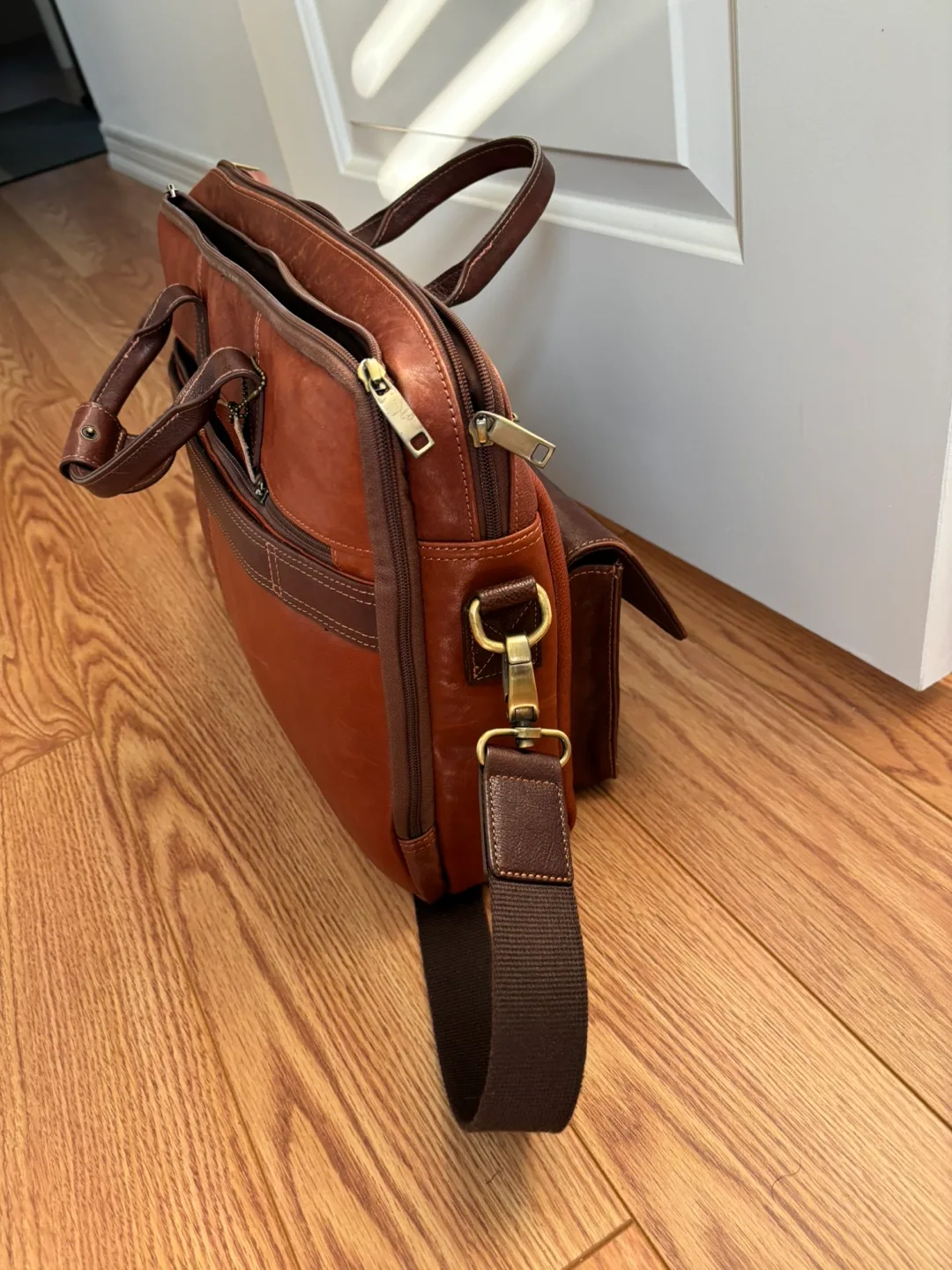 Danier Leather Briefcase - Brown image indicator(3)