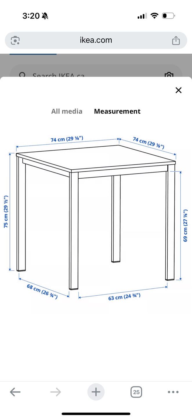 IKEA Adde White Chair & Square Table - photo 4