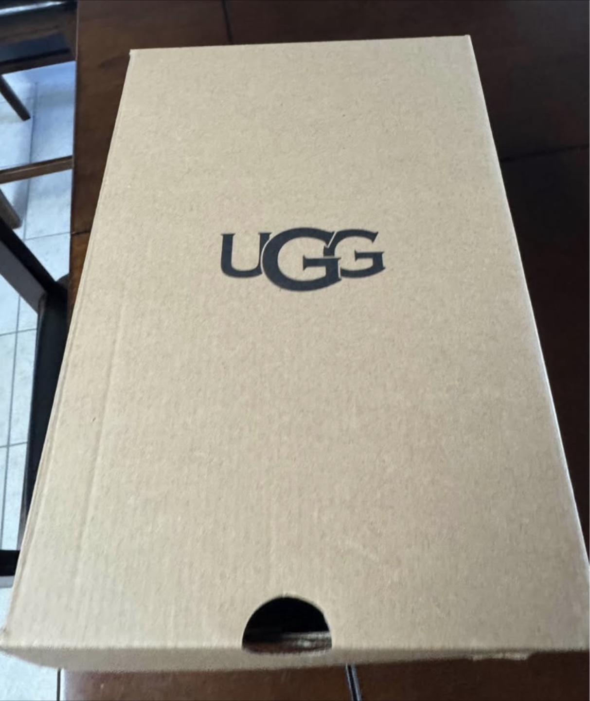 UGG K Fluff Yeah Slide - Black - Size 5 - photo 4