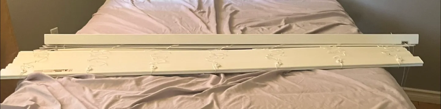 White Window Blind 61 inches wide image indicator(5)