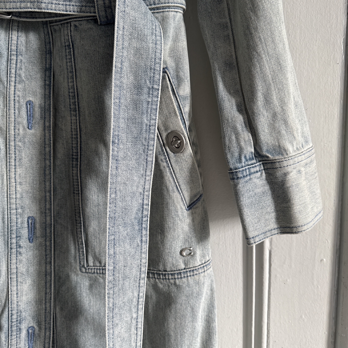 Coach Denim Trench Coat - photo 4
