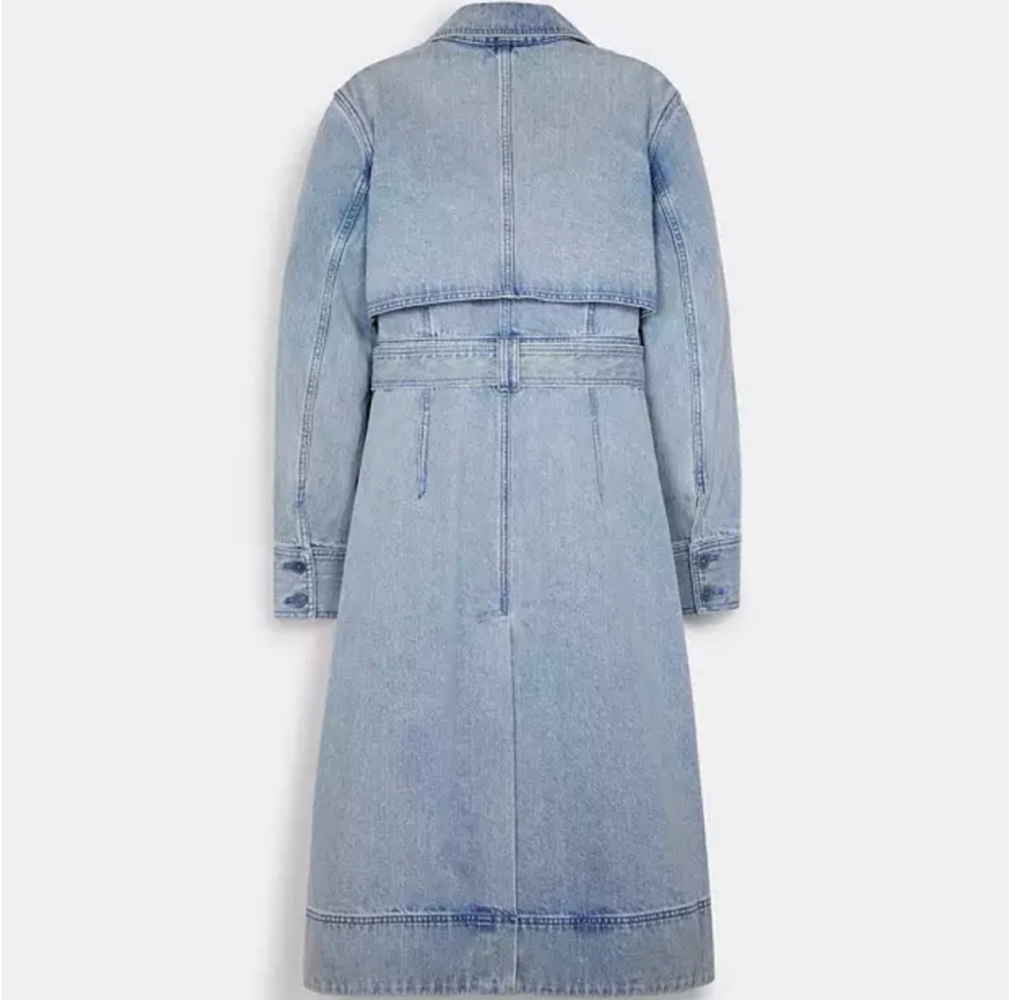 Coach Denim Trench Coat - photo 2