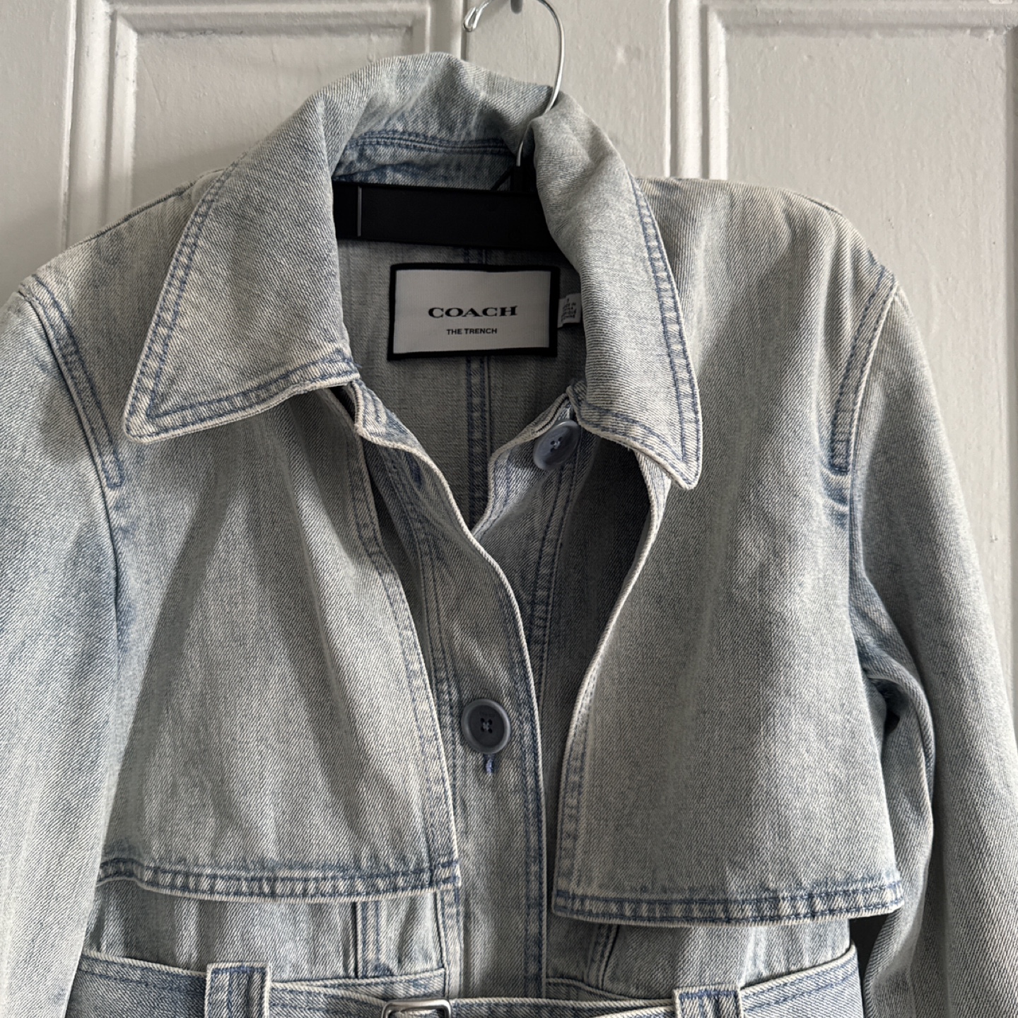 Coach Denim Trench Coat - photo 5