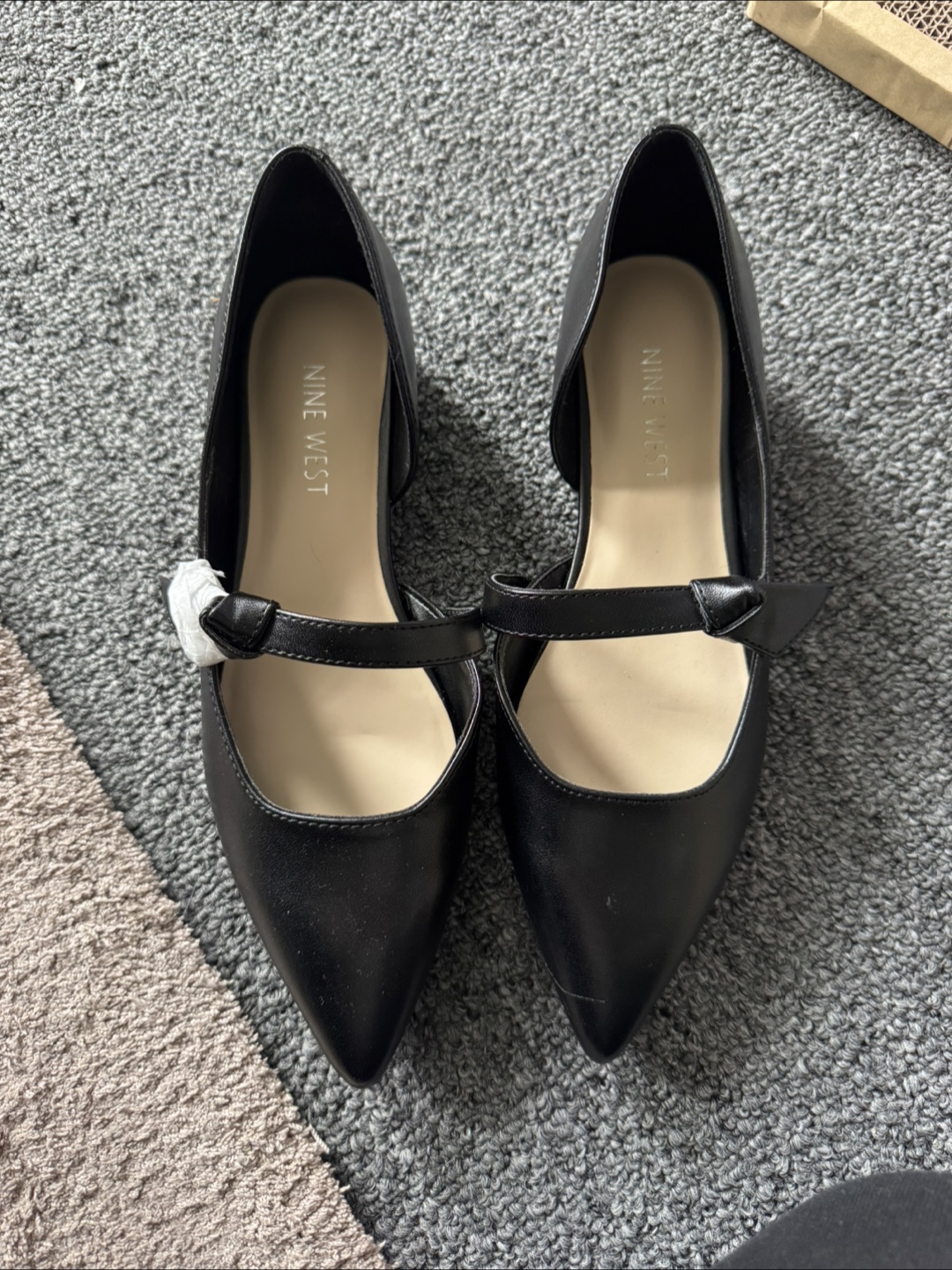 Nine West Black Flats Size 6