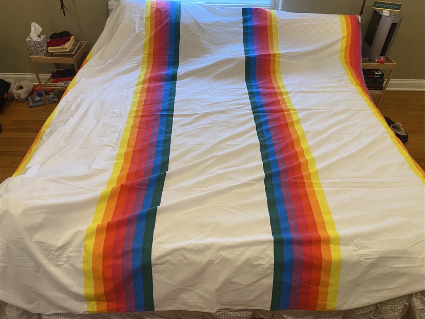 Wamsutta Ultracale Queen Rainbow Bed Sheet - photo 3
