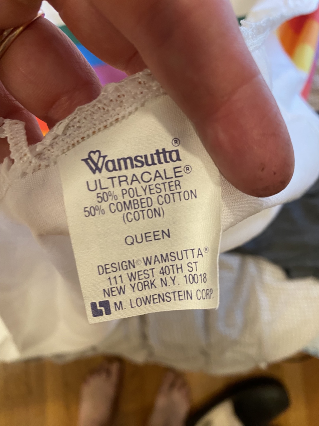 Wamsutta Ultracale Queen Rainbow Bed Sheet - photo 2
