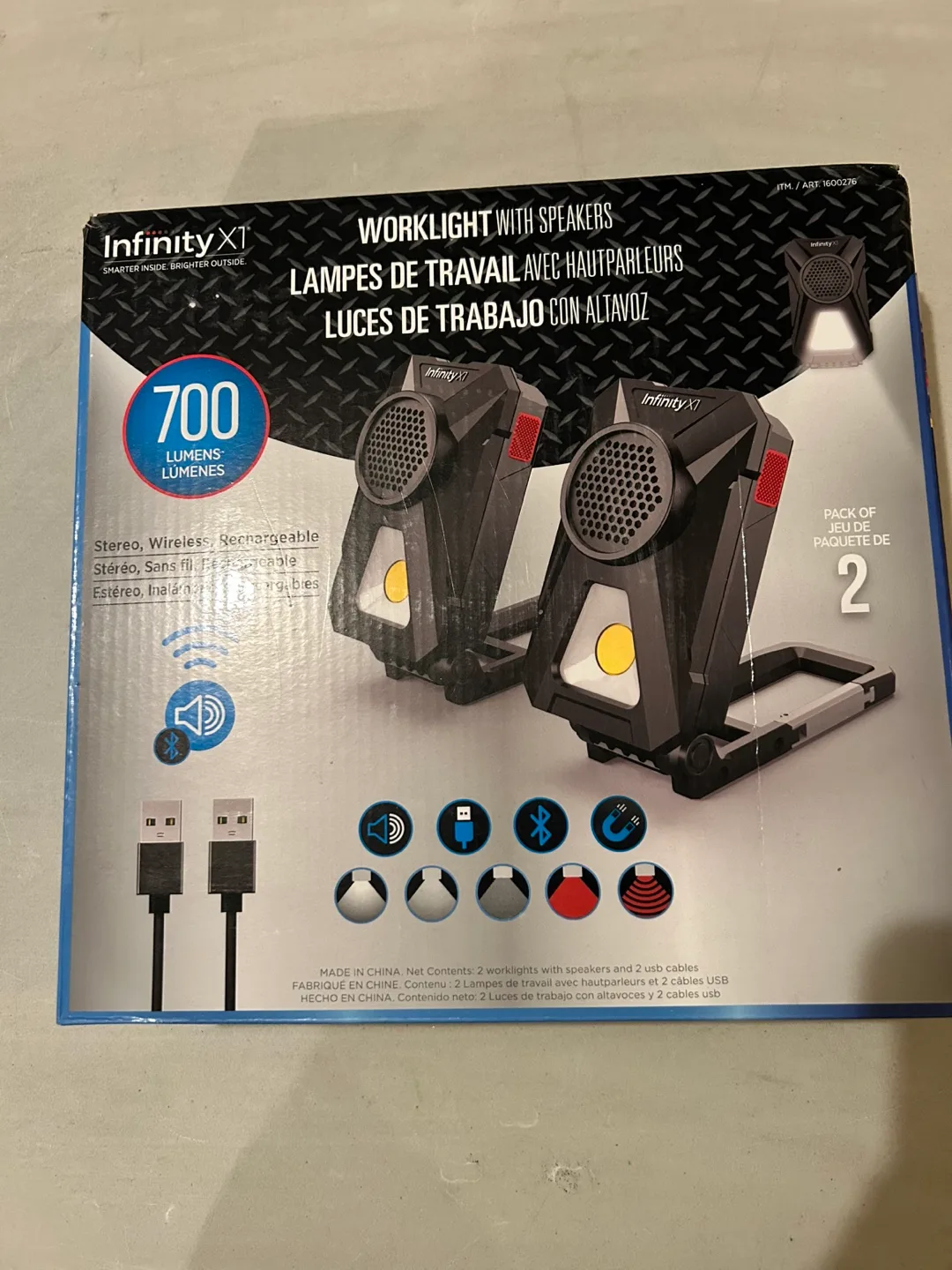 Infinity XT Worklight with Speakers (2-Pack) thumbnail