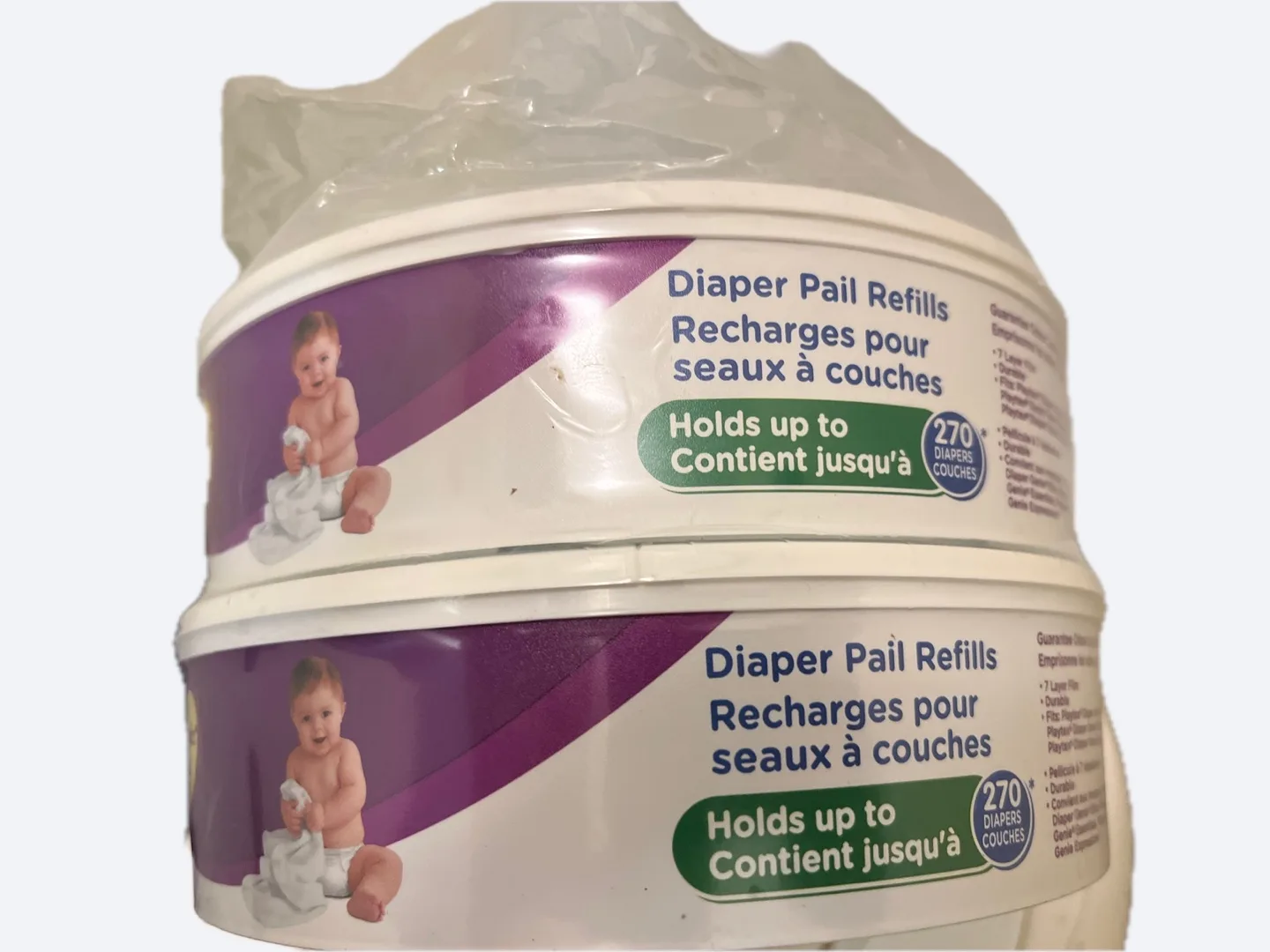 Diaper Pail Refills - Holds Up to 270 Diapers thumbnail