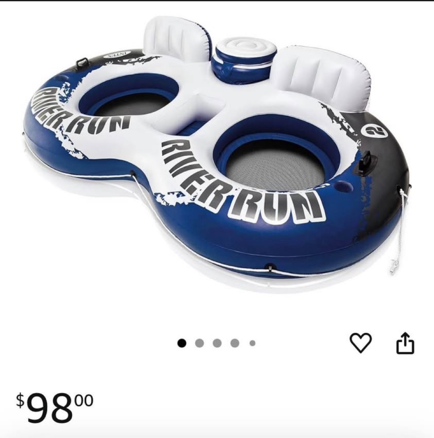 Brand New with Box Intex River Run 2-Person Inflatable Tube - photo 4