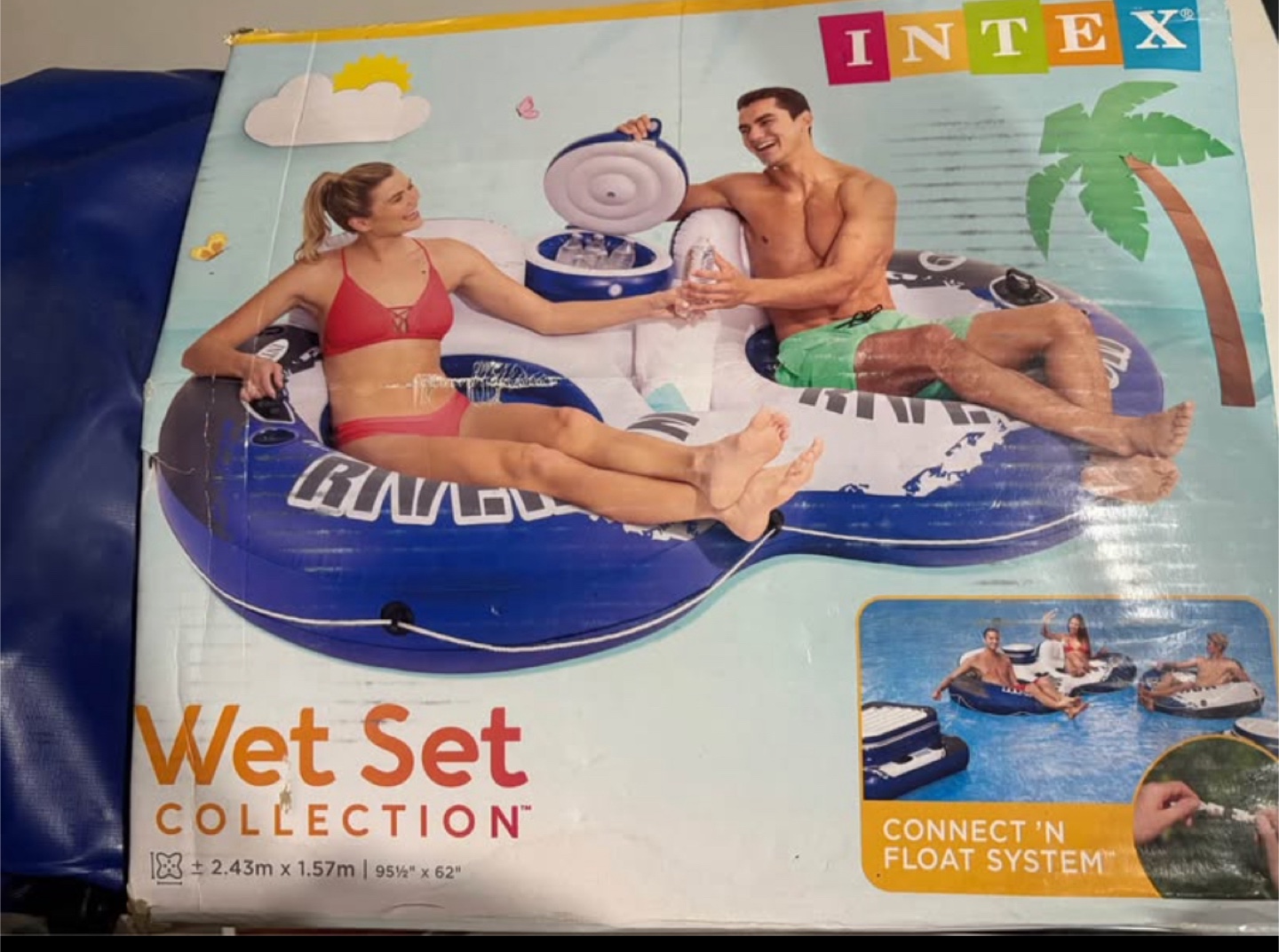 Brand New with Box Intex River Run 2-Person Inflatable Tube