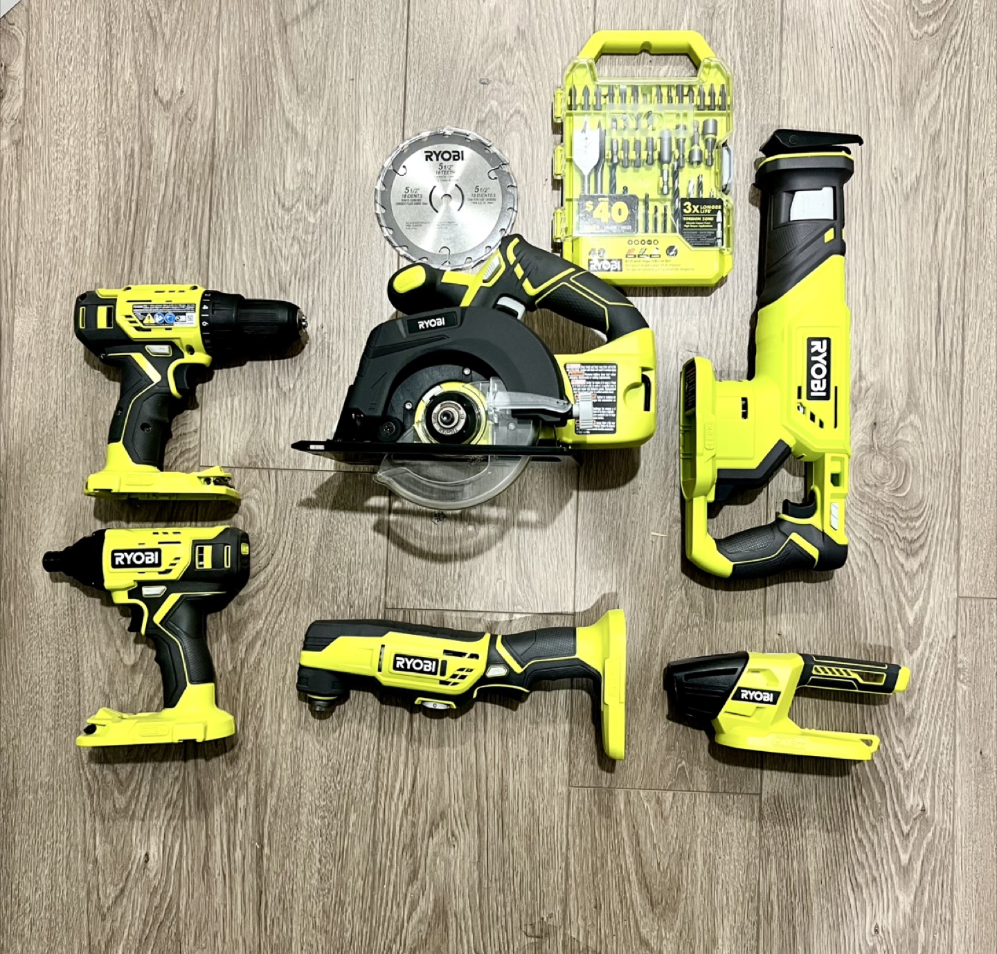 Ryobi Power Tool Set with Bag