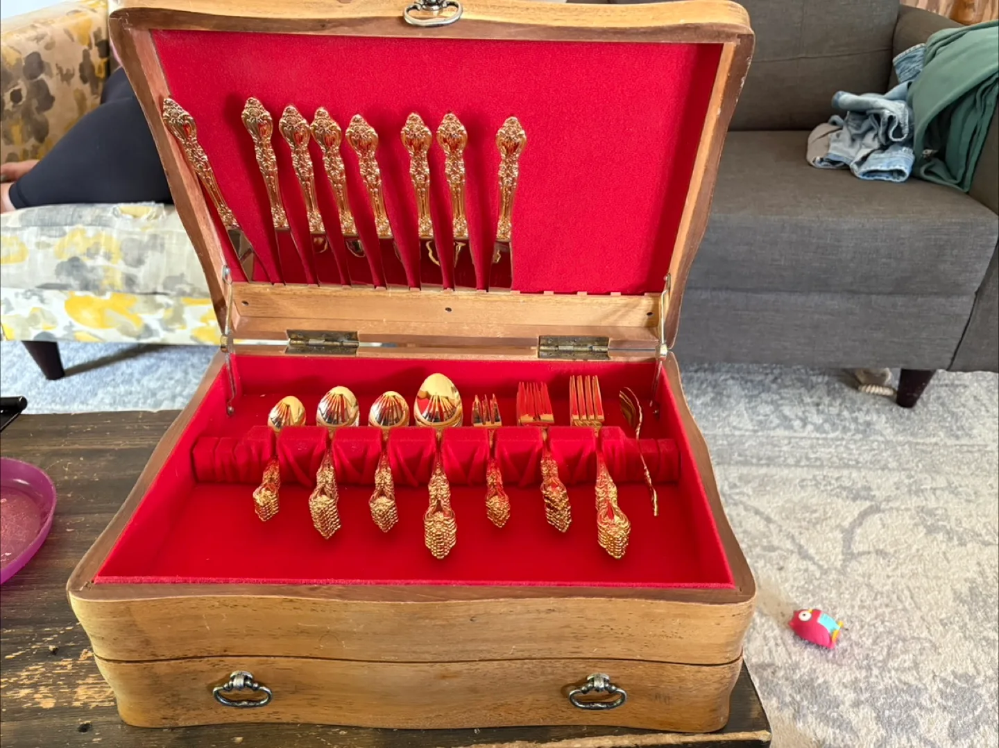 Gold Plated Flatware Set thumbnail