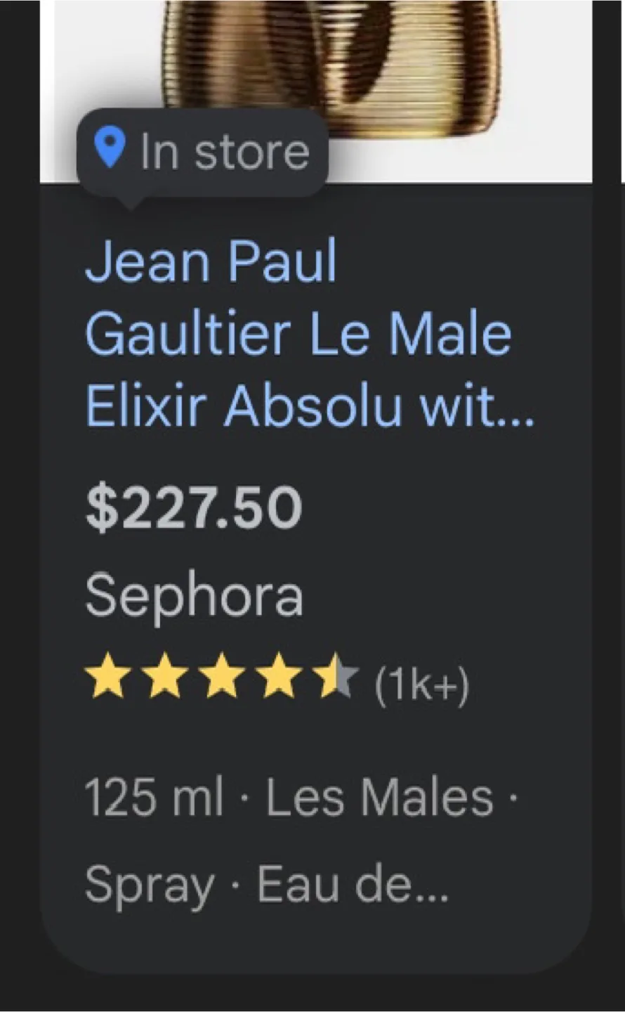 Jean Paul Gaultier Elixir - Brand New (Just removed package) image indicator(4)