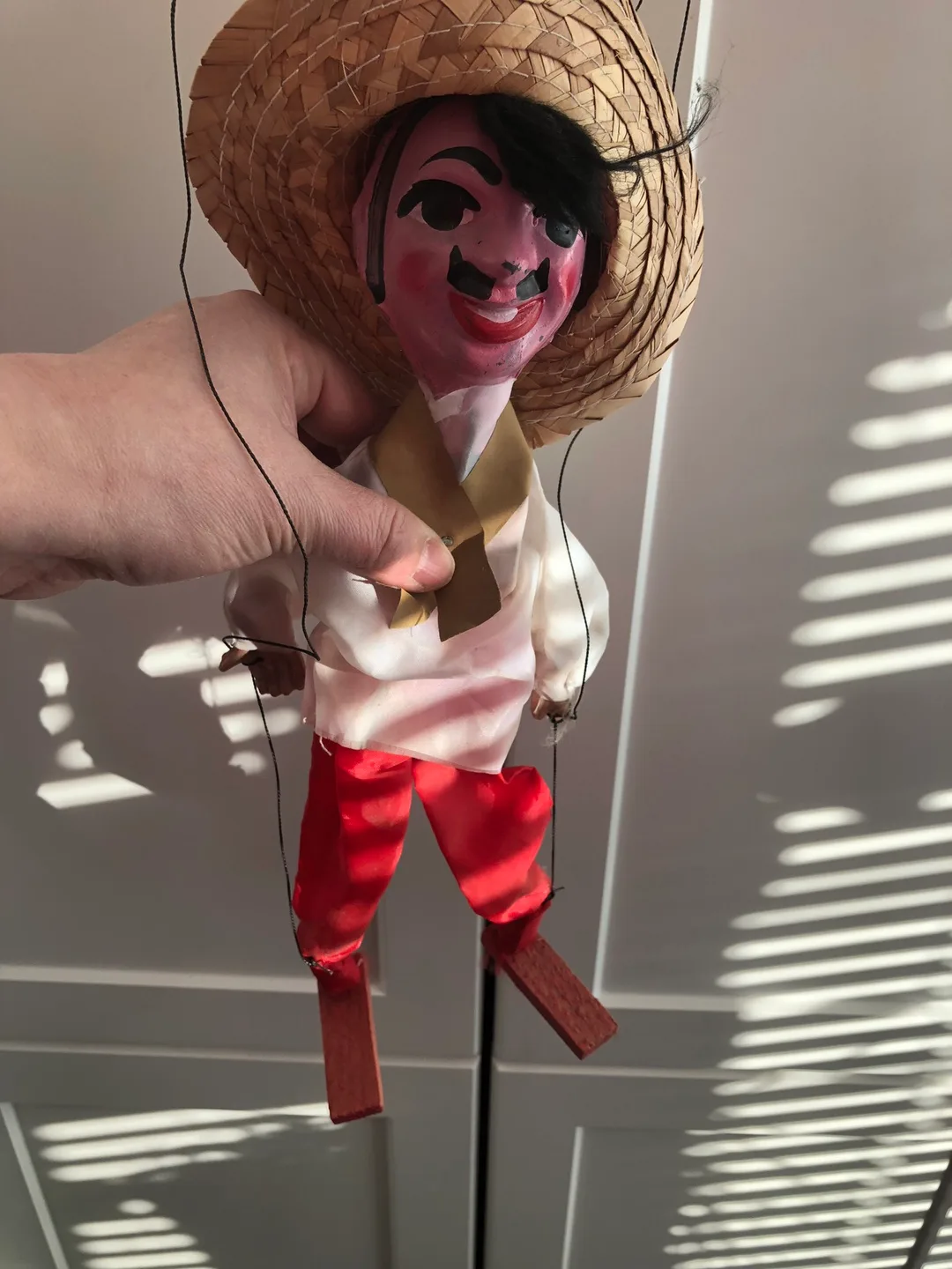 Vintage Marionette Puppets pair image indicator(3)