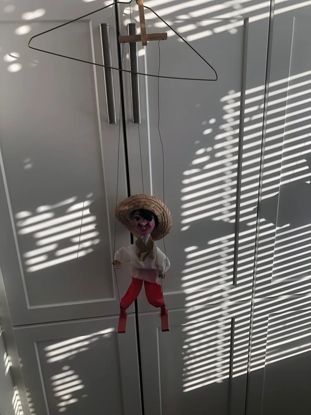 Vintage Marionette Puppets pair image indicator(2)