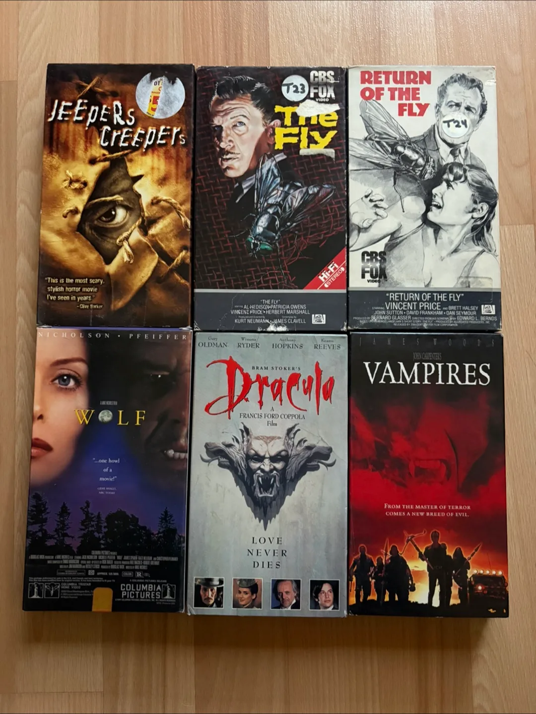 Various Horrors Movies VHS $10 each firm thumbnail