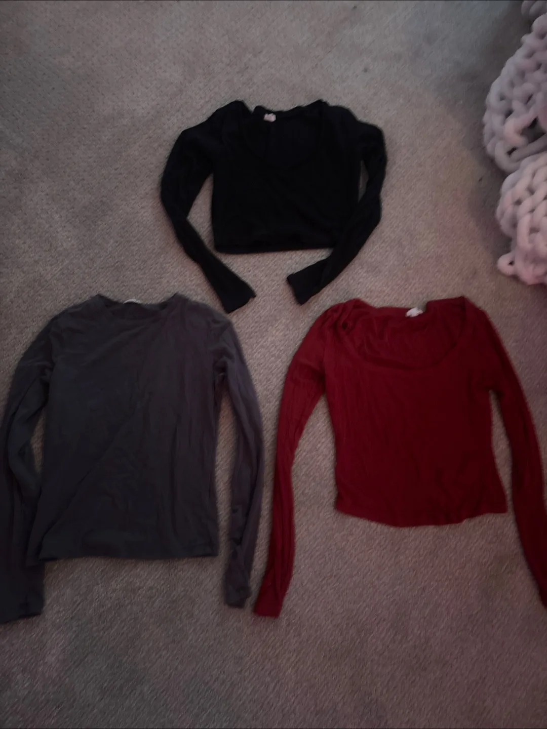 3 garage long sleeve tops thumbnail