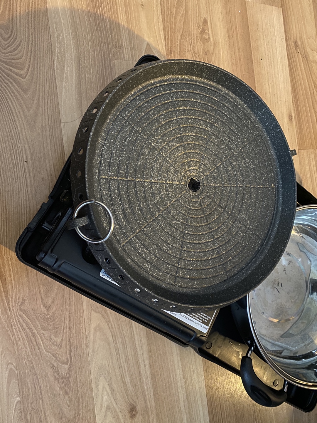 Portable Gas Stove with Pot and Grill Plate - photo 3