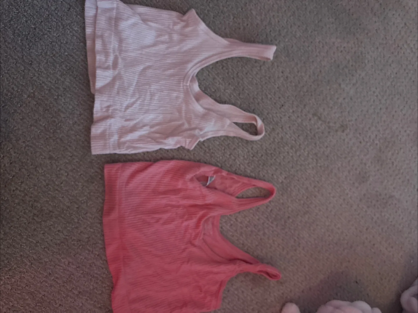 Urban outfitters ribbed cropped tank thumbnail