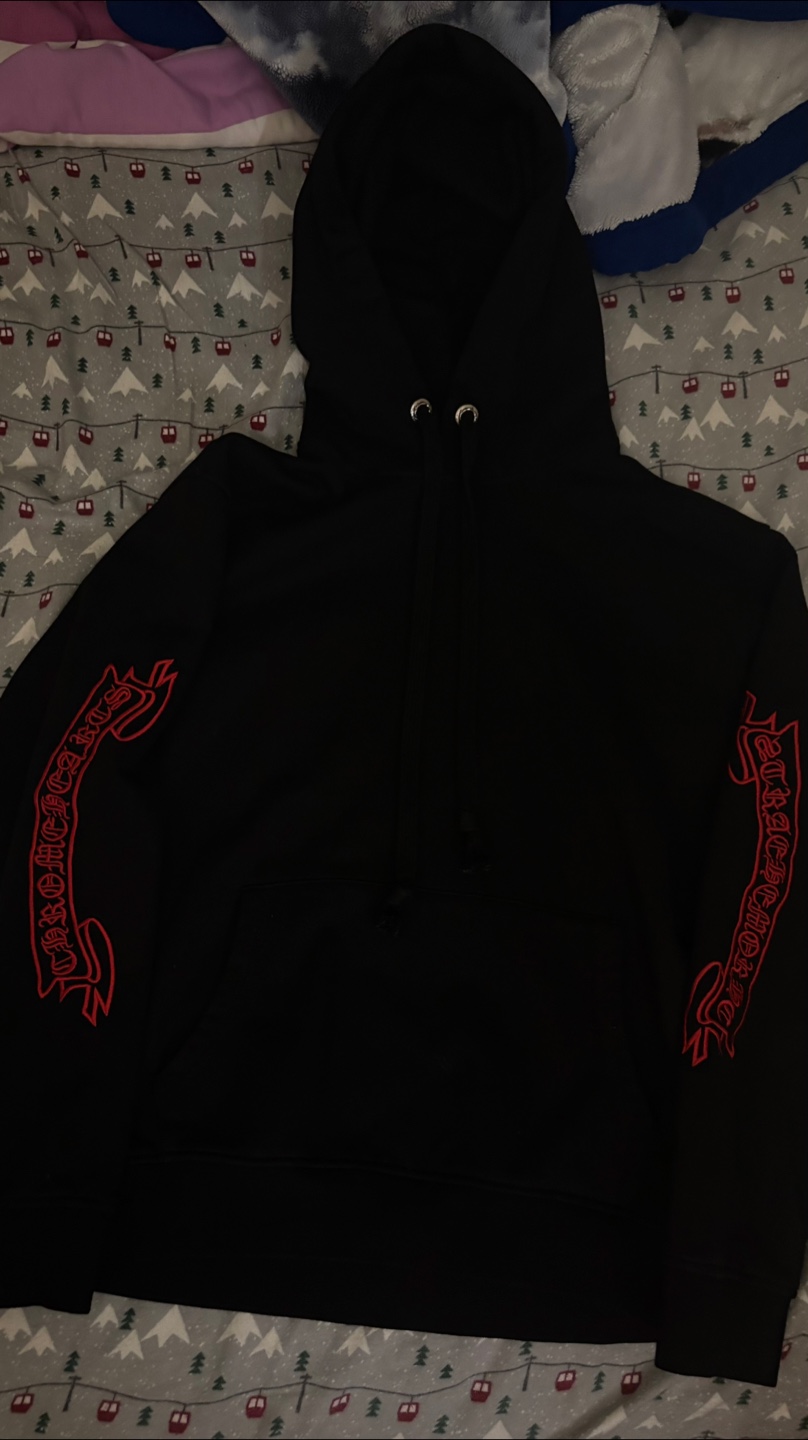 Chrome Hearts Black Hoodie *trades too *