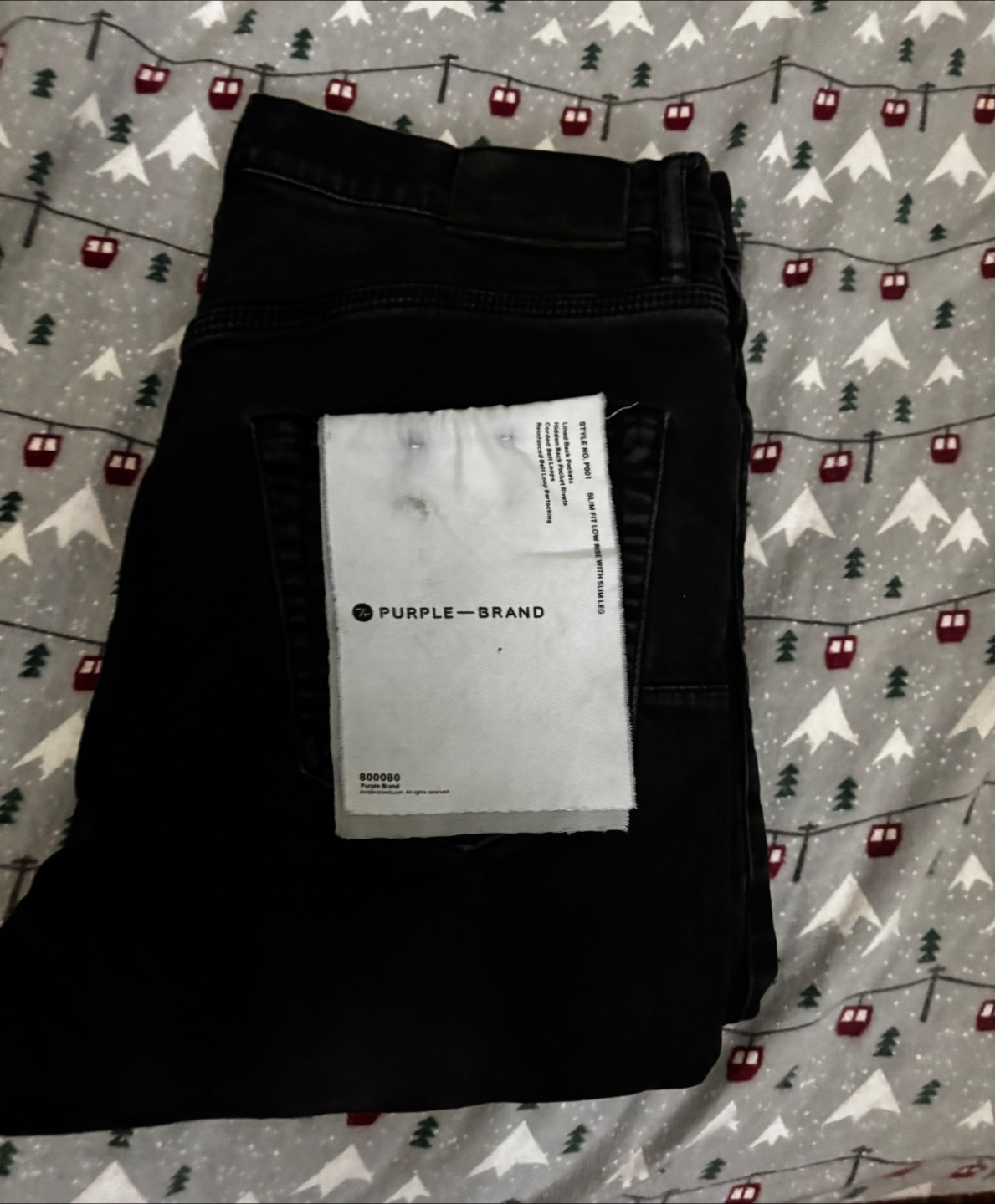 Purple Brand Black Jeans