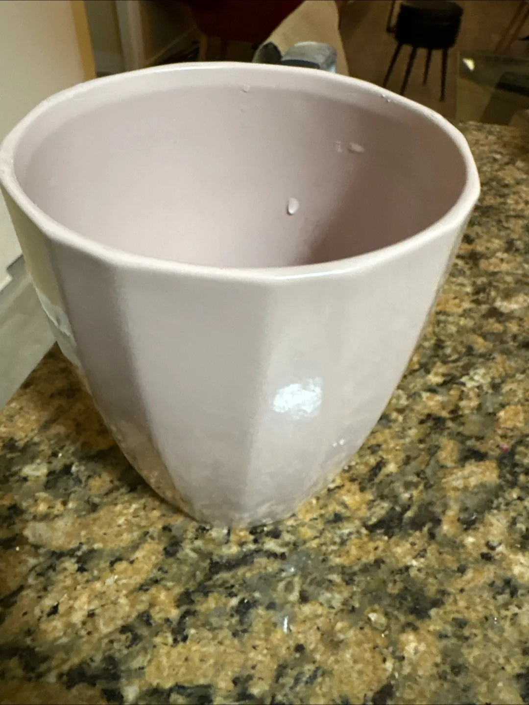 Thrifty Light Pink  purple Ceramic Planter image indicator(3)
