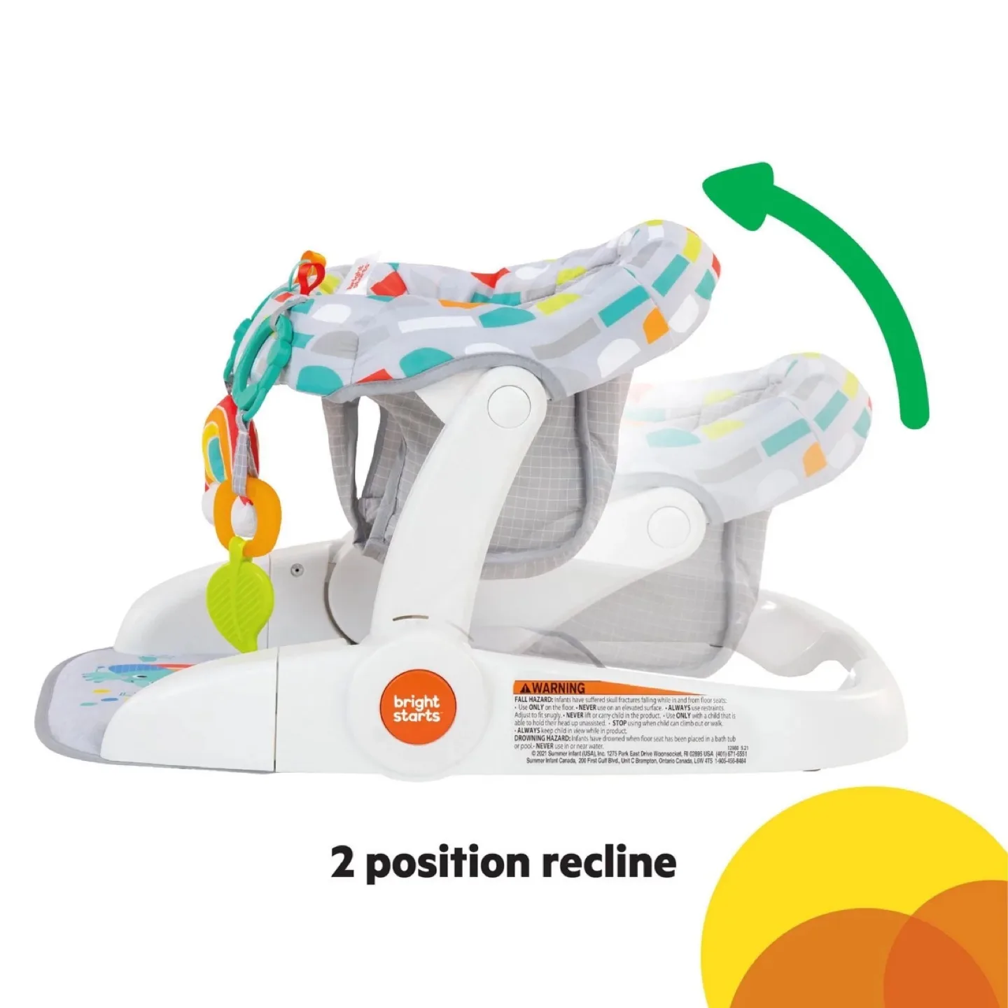 Bright Starts Playful Paradise Learn-to-Sit Floor Seat image indicator(3)