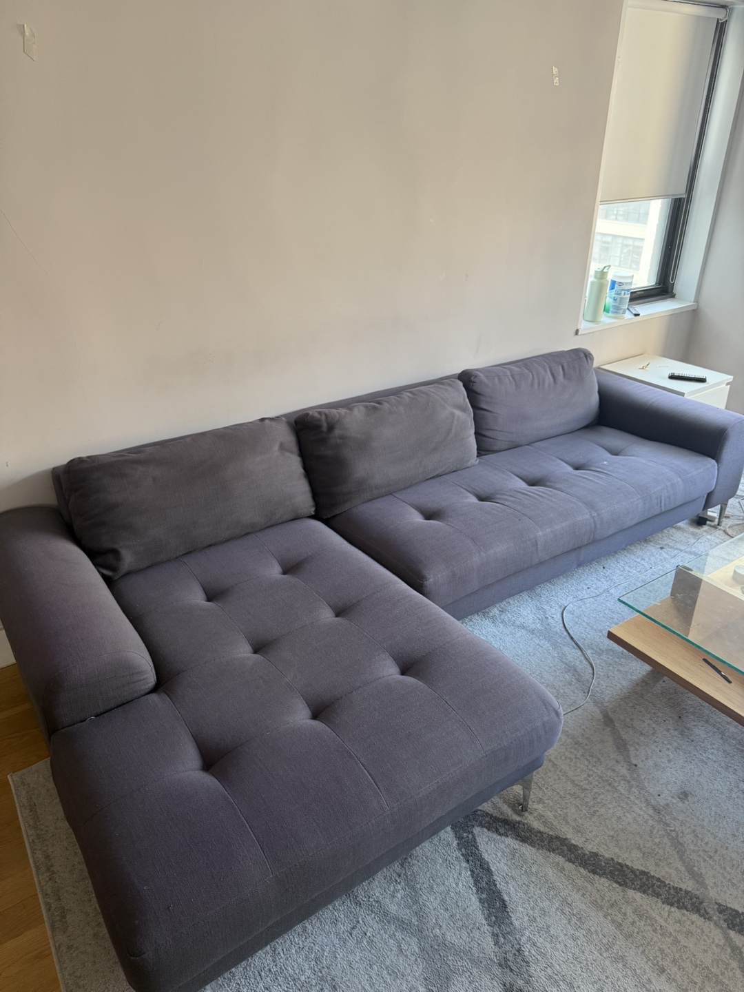 Gray Sectional Sofa (Wayfair)