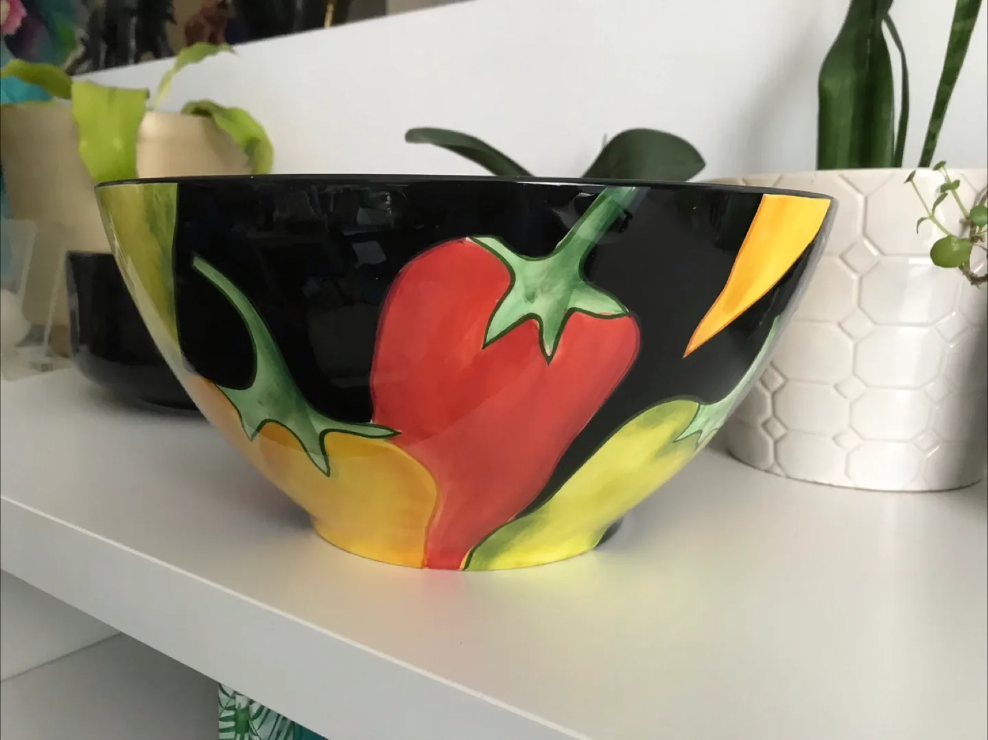Clay Art Caliente Handpainted Bowl thumbnail