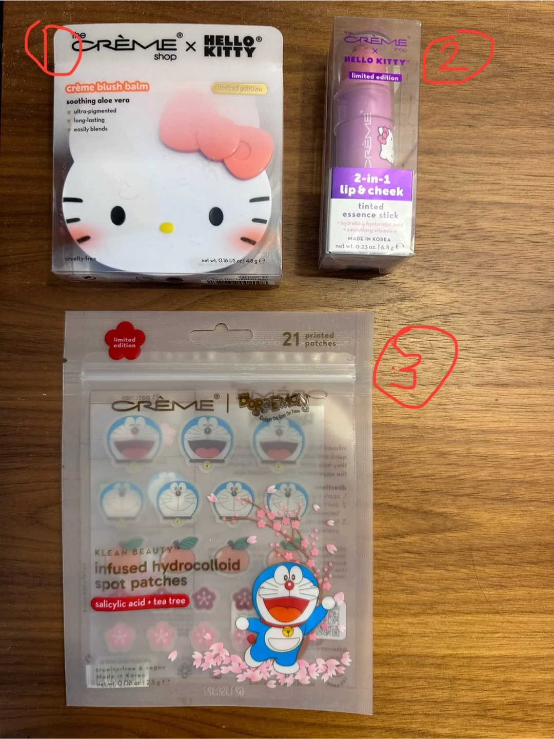 The Crème Shop x Hello Kitty & Doraemon Korean skincare thumbnail