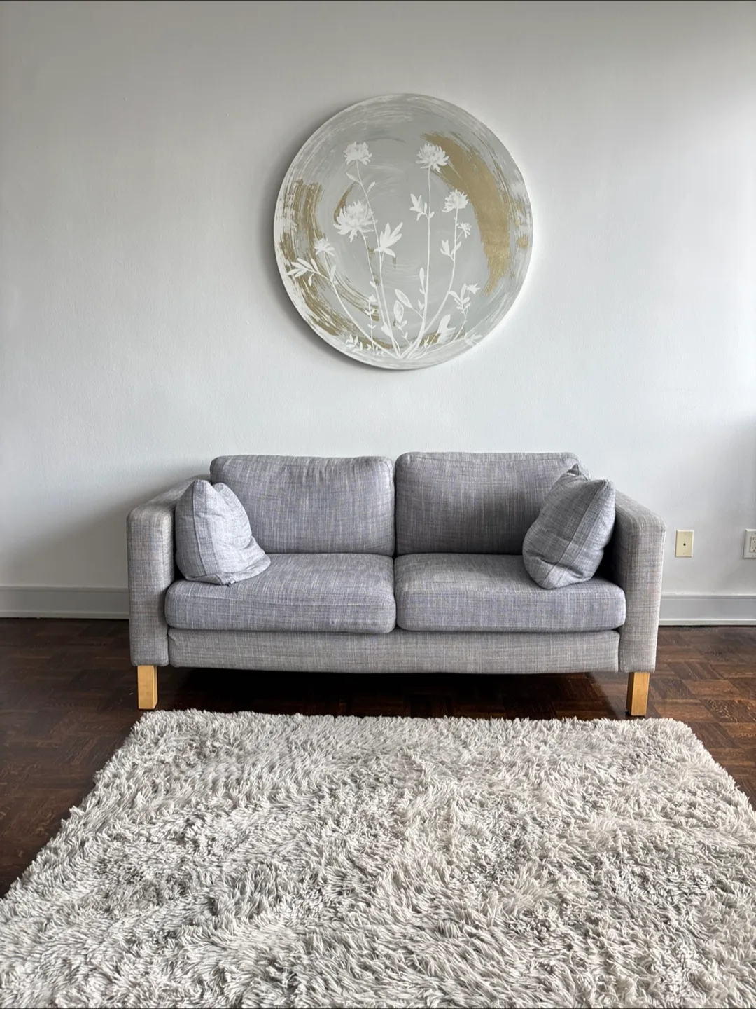 Grey Ikea Karlstad Sofa thumbnail
