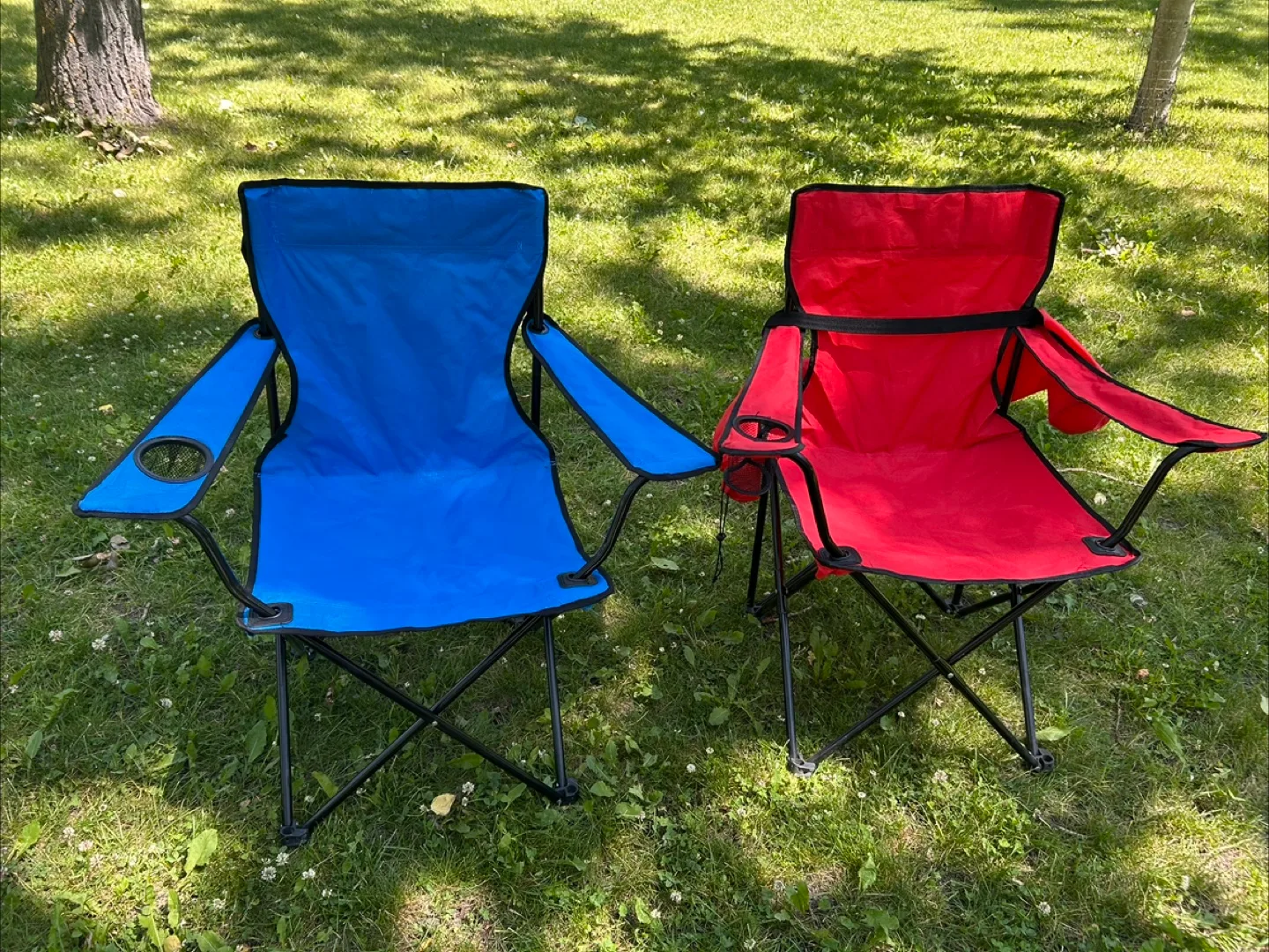 Ozark Trail Camping Chairs (Red & Blue) thumbnail
