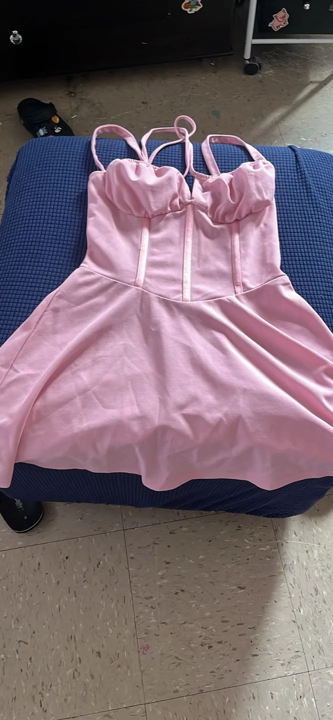 Pink Mini Dress thumbnail