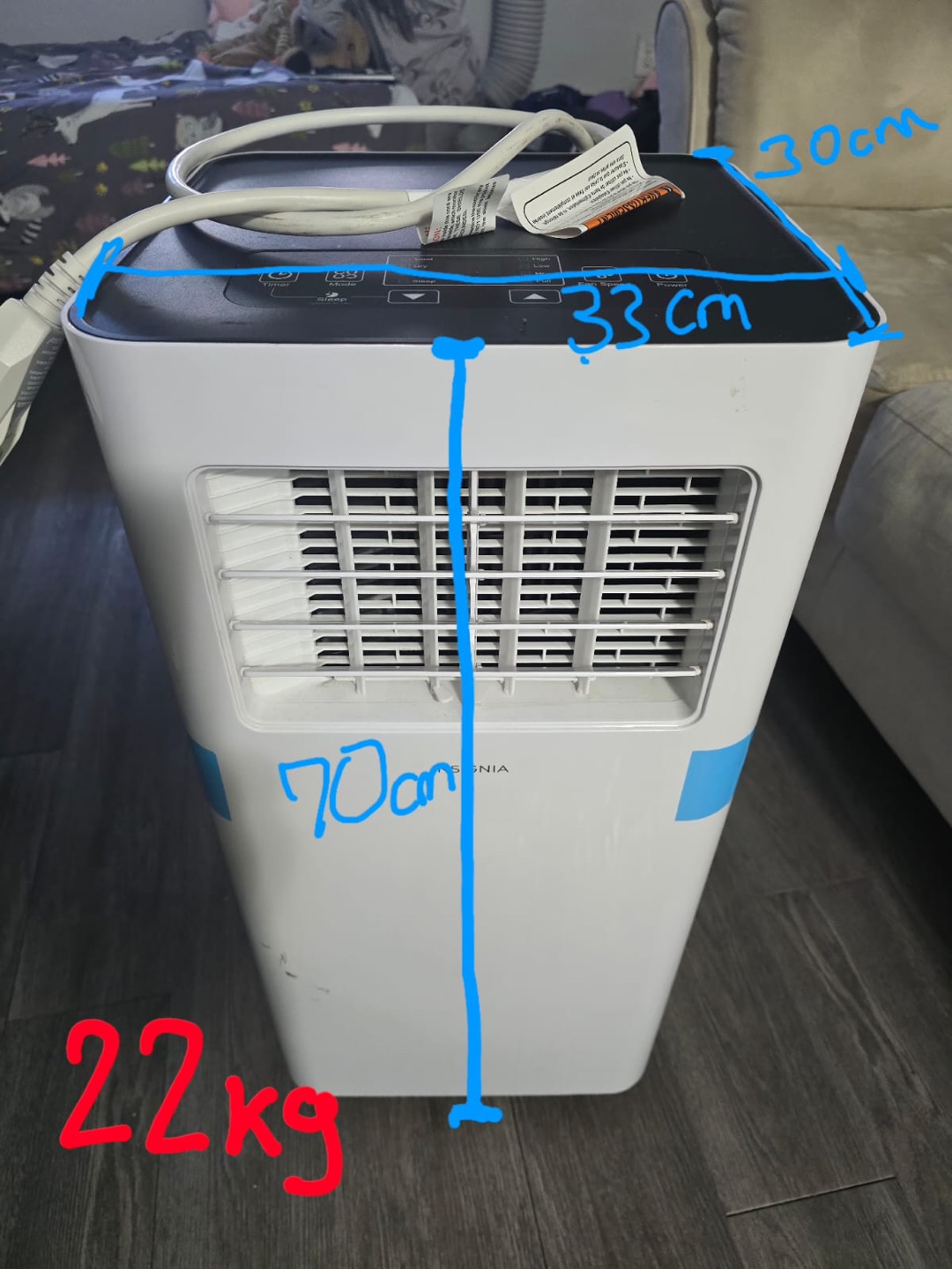 Insignia Portable Air Conditioner - Like New! - photo 2