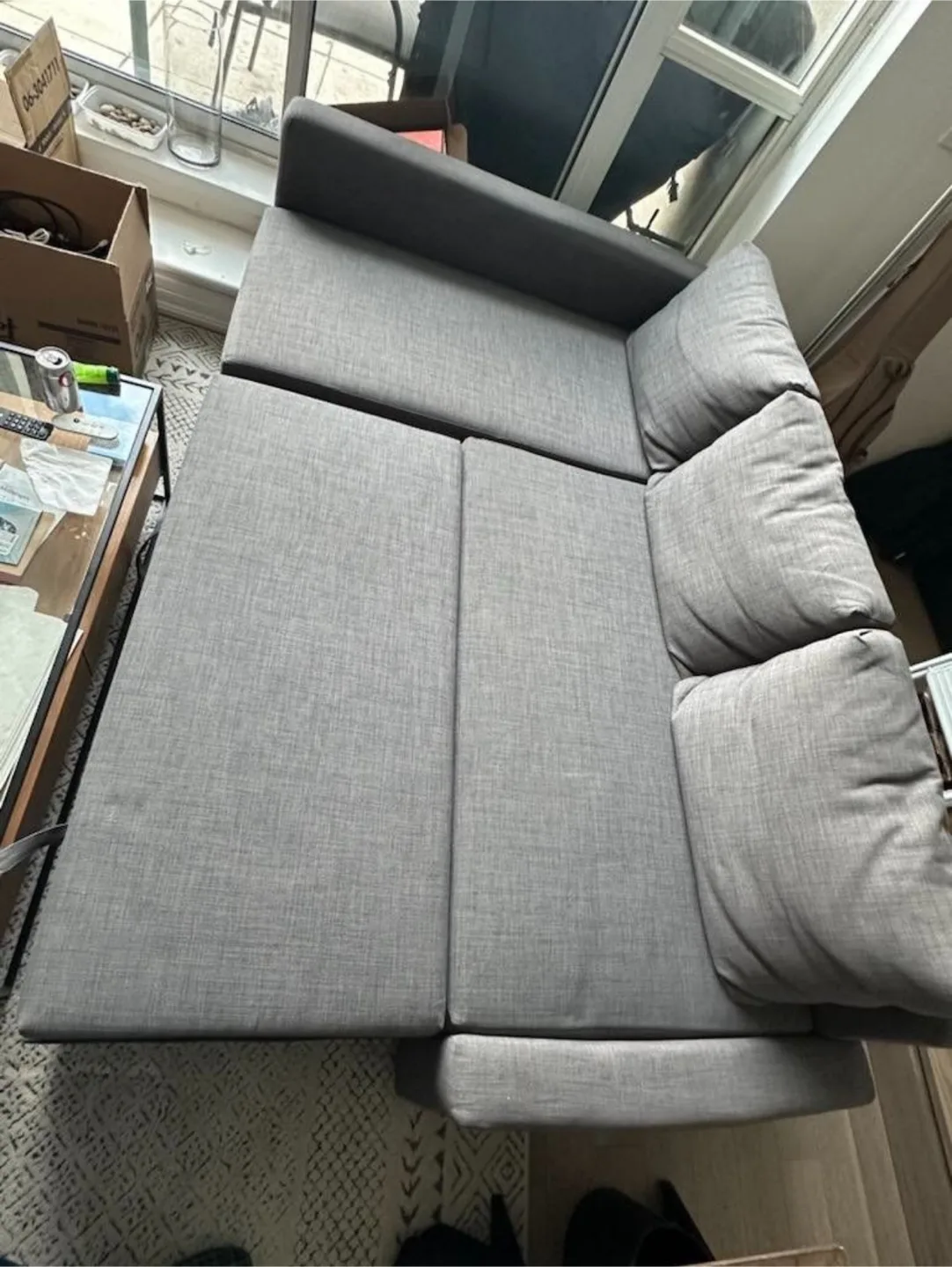 IKEA grey Friheten Sofa Bed sectional couch (delivery available) image indicator(7)