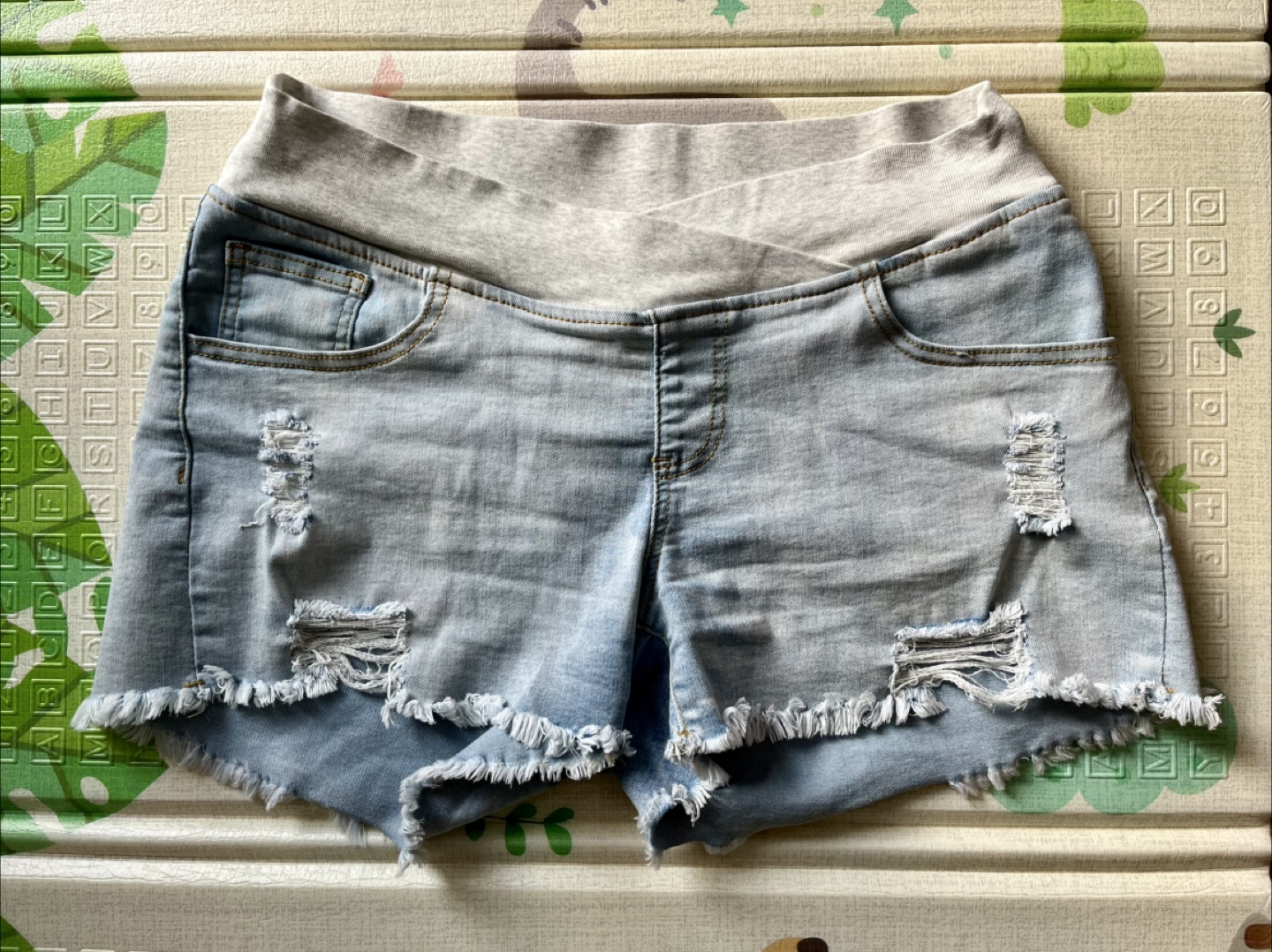 Denim Maternity Shorts