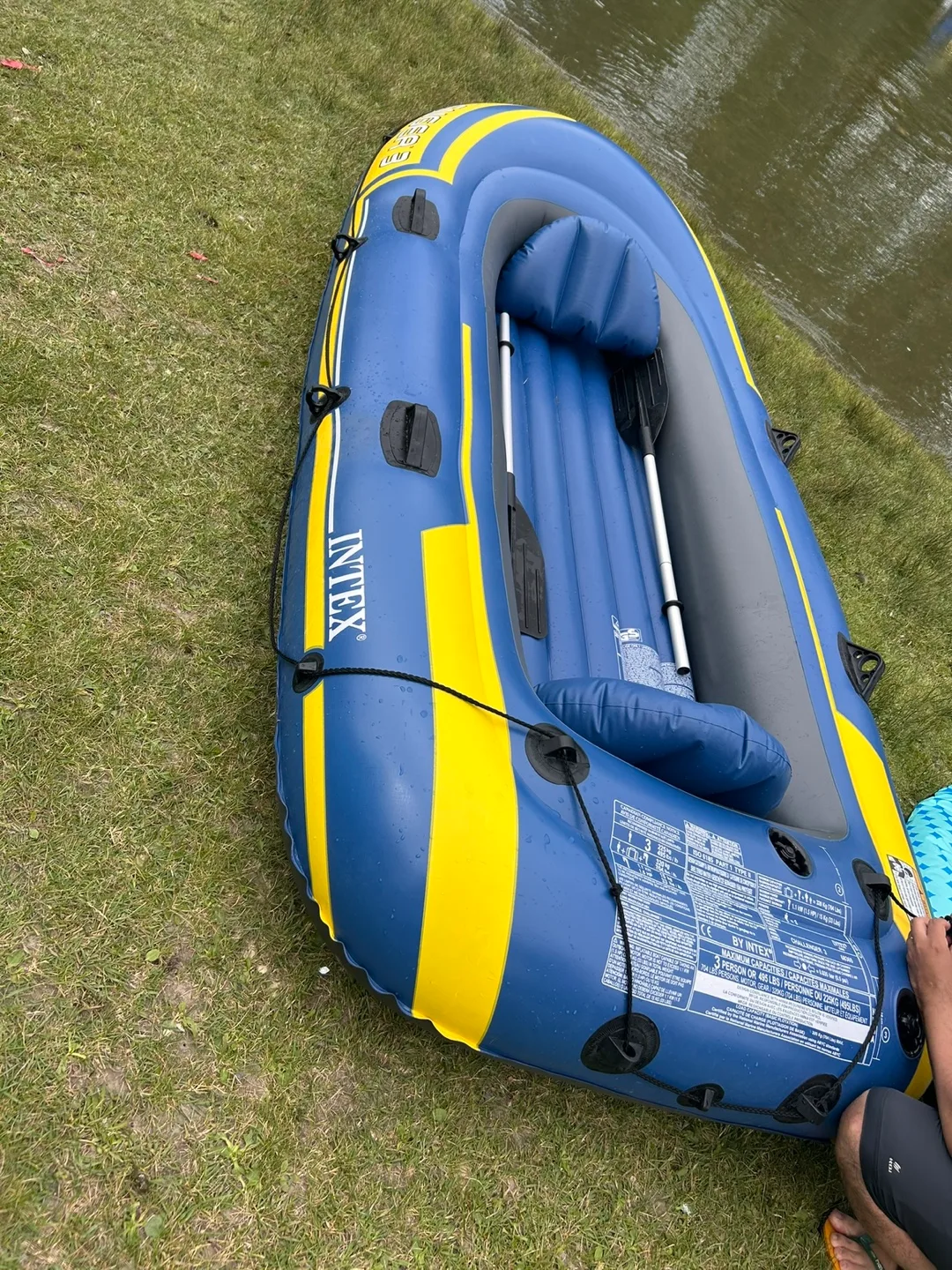 Intex Challenger 3 Person Inflatable Boat thumbnail