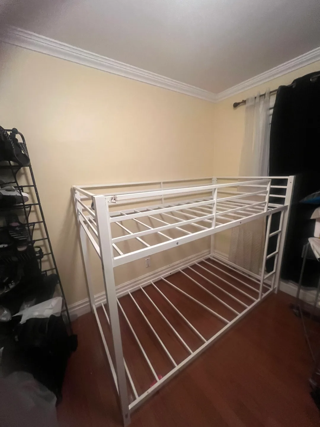 White Metal Bunk Bed Frame image indicator(3)